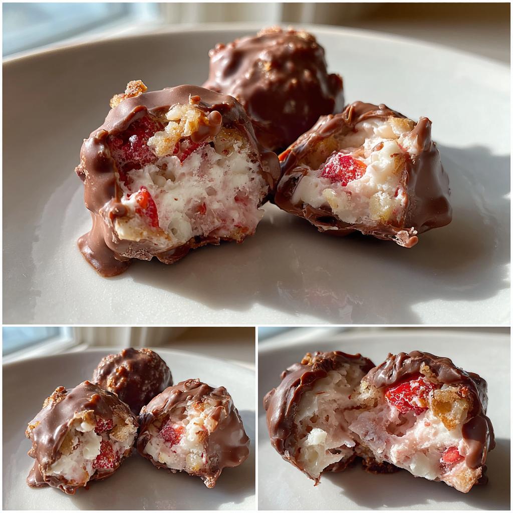 Chocolate Strawberry Yogurt Clusters - detail 1