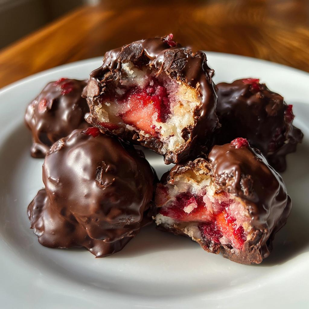Chocolate Strawberry Yogurt Clusters - detail 2