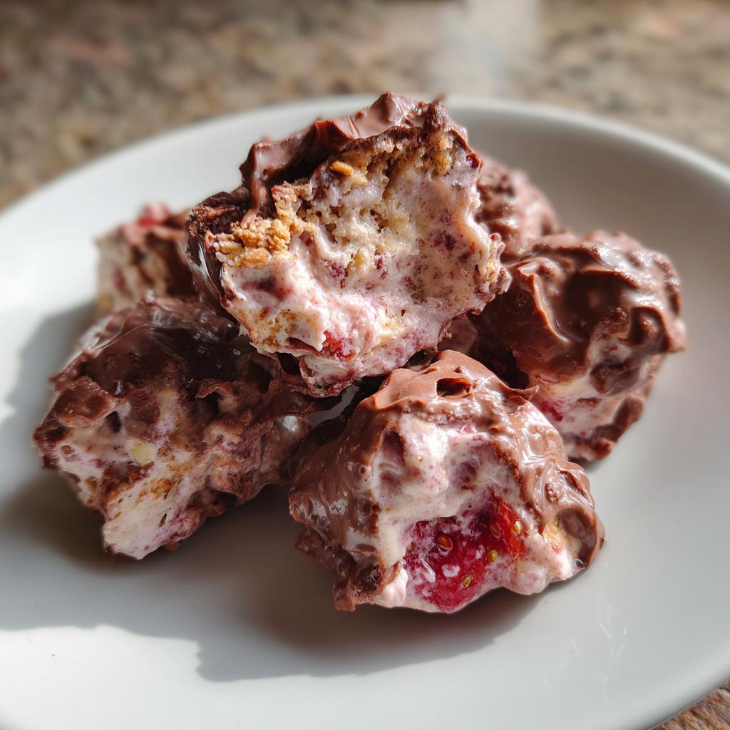 Chocolate Strawberry Yogurt Clusters - detail 3