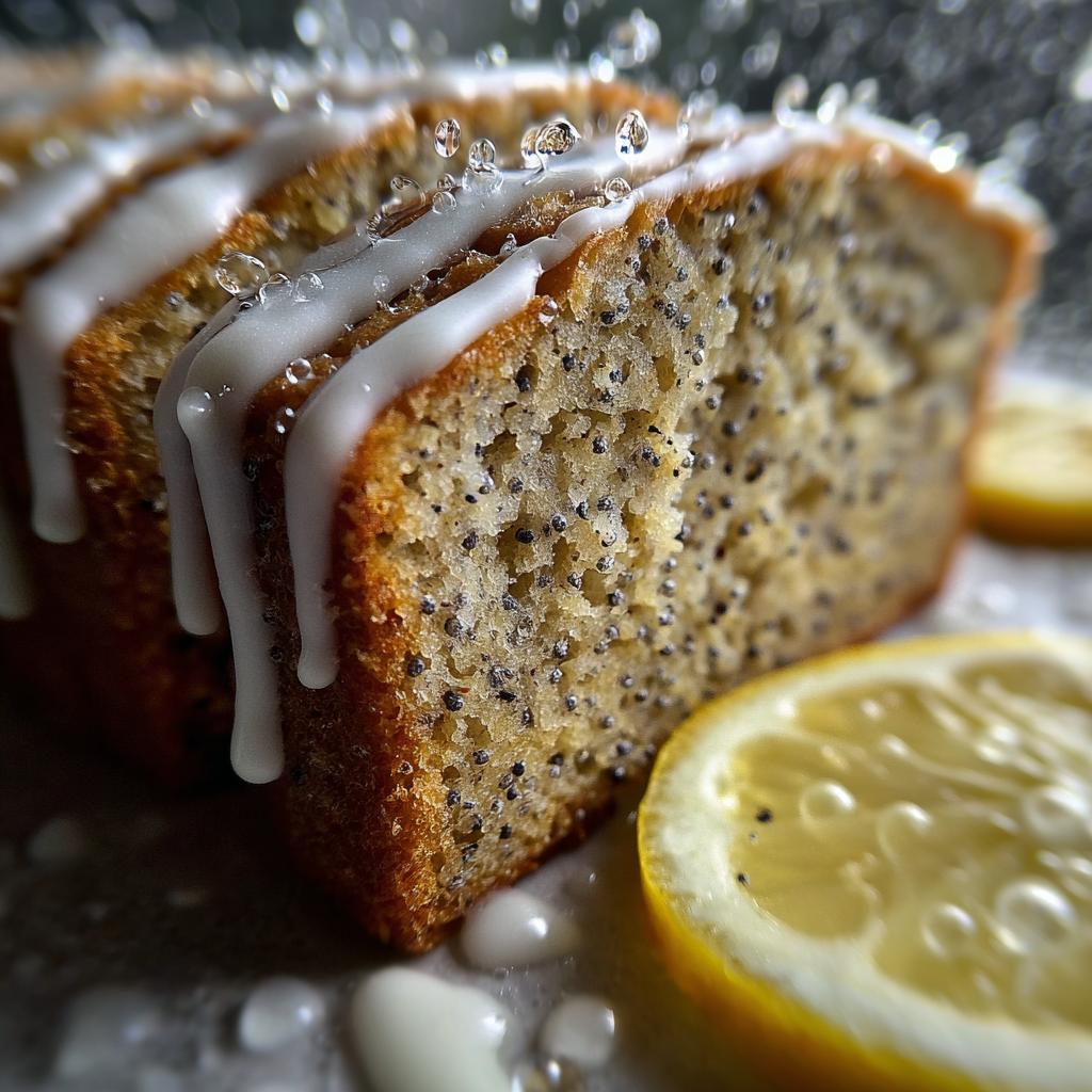 Lemon Poppy Seed Bread - detail 3