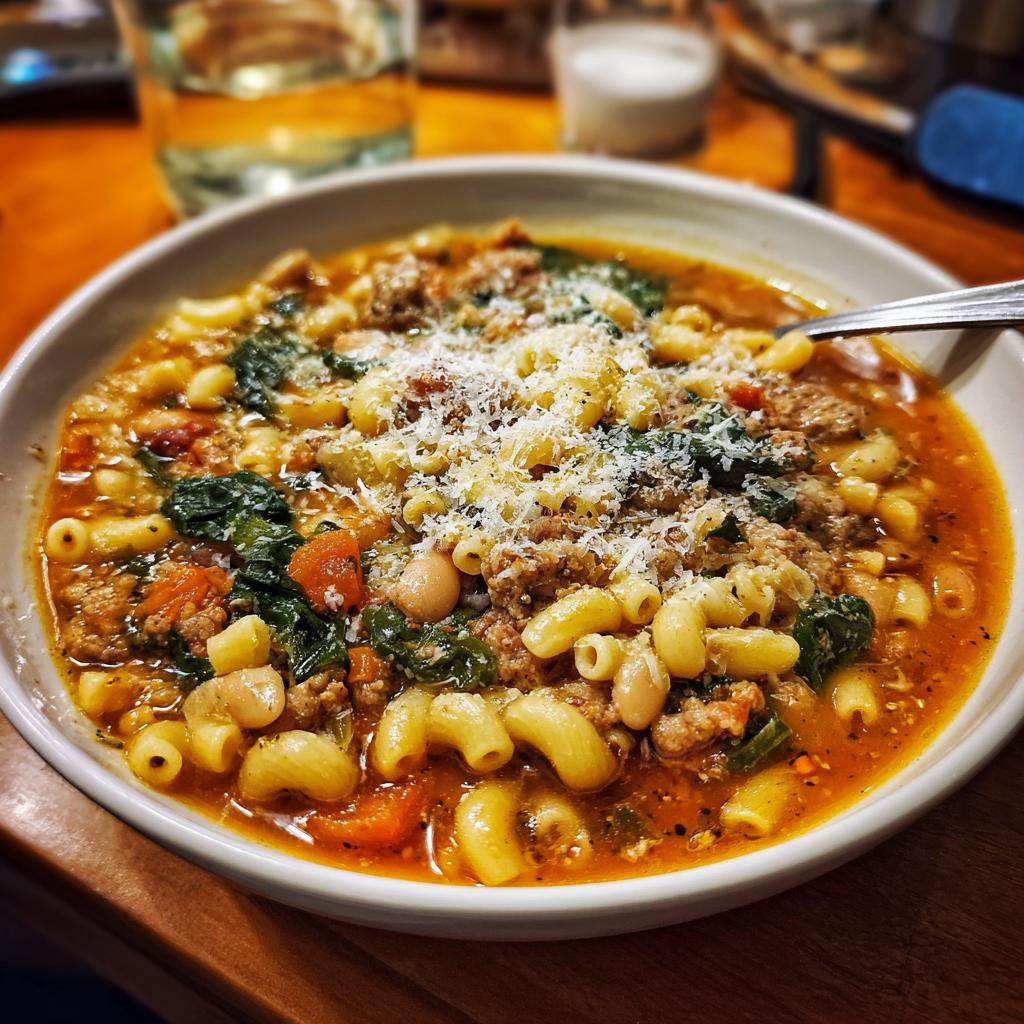 Pasta Fazool: 1 Glorious Bowl 6 Pasta Fazool (Pasta e Fagioli) - detail 2