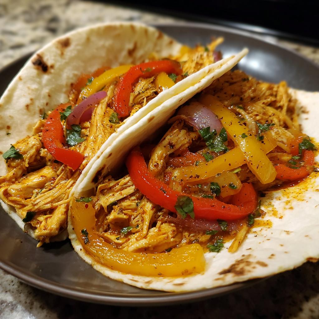Slow Cooker Chicken Fajitas - detail 1