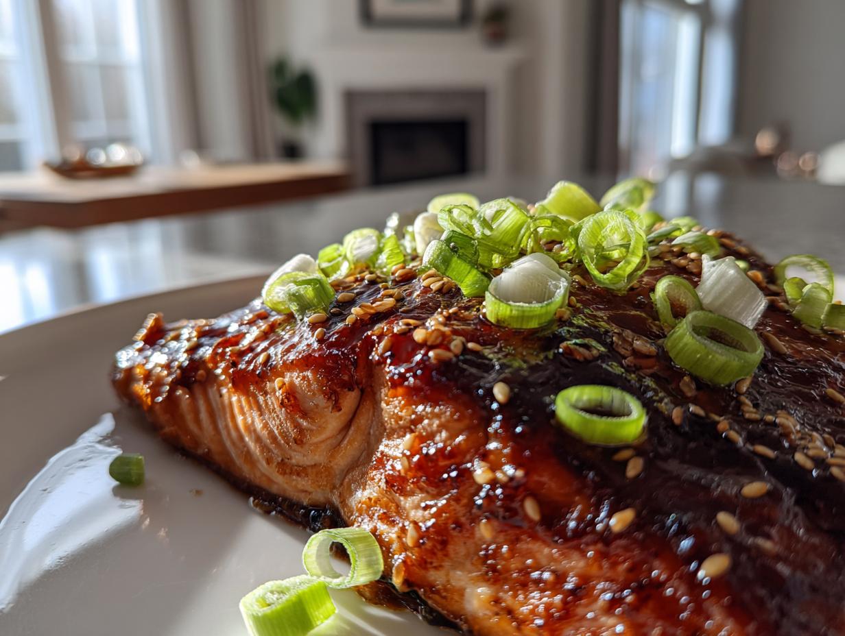 Easy Slow Cooker Honey Garlic Salmon