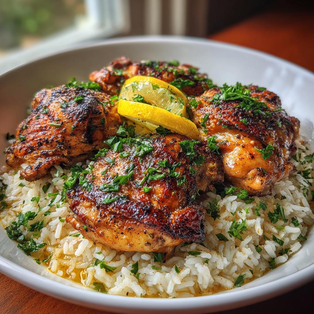 Slow Cooker Lemon Herb Chicken and Rice - detail 2