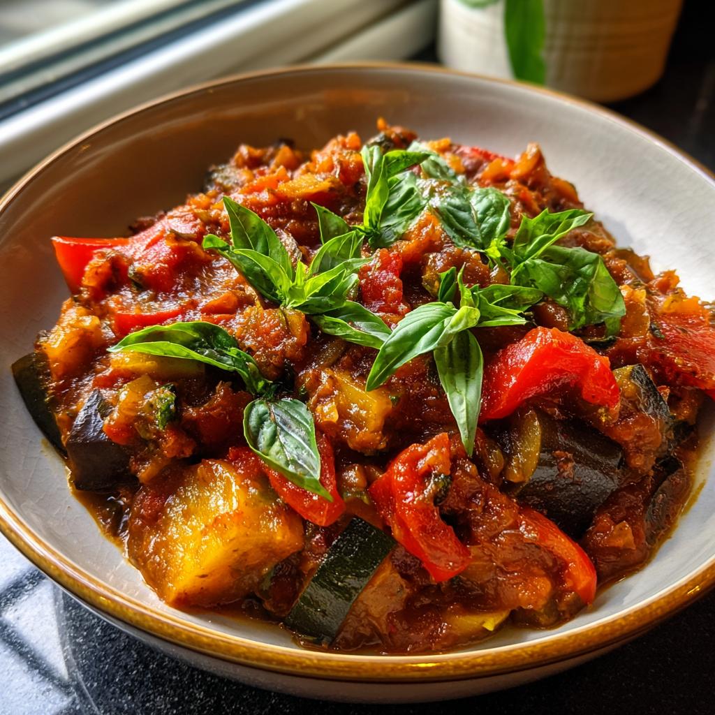 Slow Cooker Ratatouille - detail 1