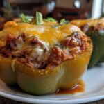 Slow Cooker Stuffed Bell Peppers