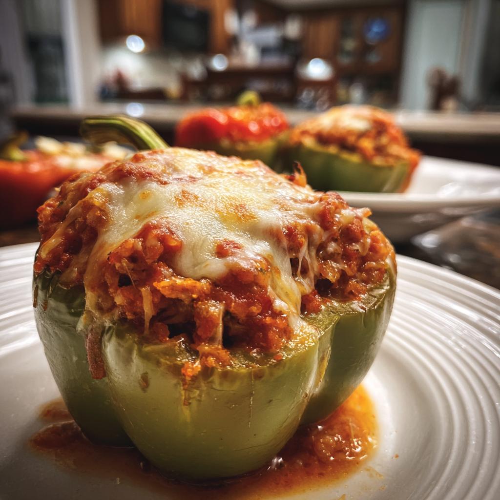 Slow Cooker Stuffed Bell Peppers - detail 3