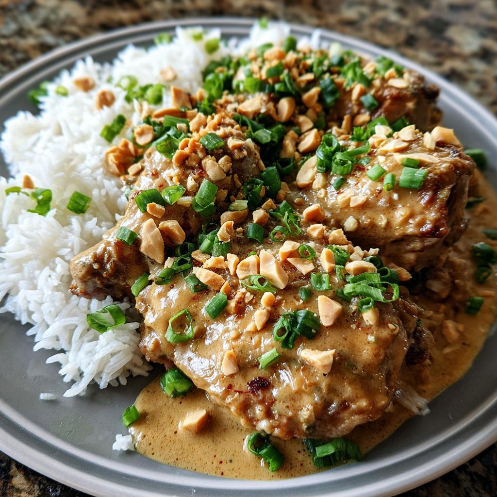 Slow Cooker Thai Peanut Chicken - detail 3