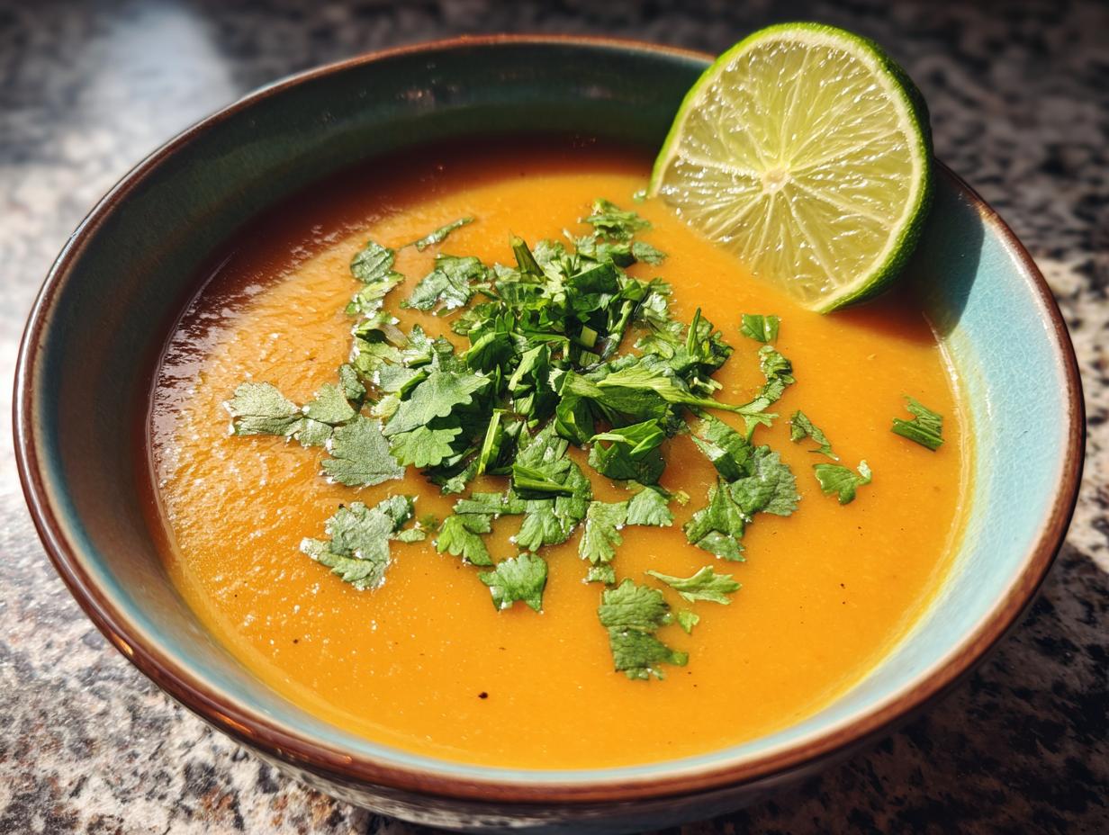 Thai Sweet Potato Soup - detail 1