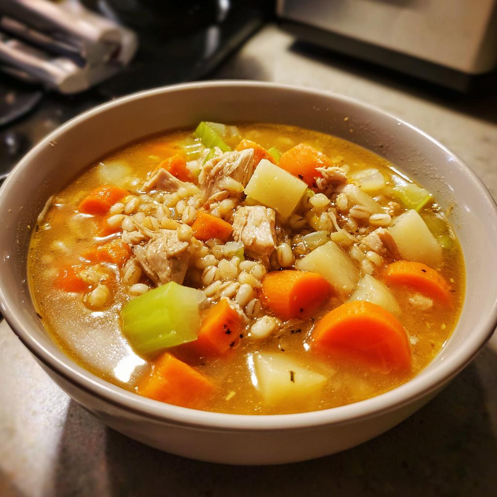 Hearty Turkey Carcass Soup Recipe 5 Turkey Carcass Soup - detail 2