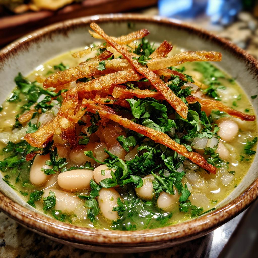 White Bean Tomatillo Soup: Cozy flavor 6 White Bean and Tomatillo Soup - detail 2