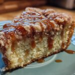 Apple Crumb Cake with Cinnamon Apple Drizzle