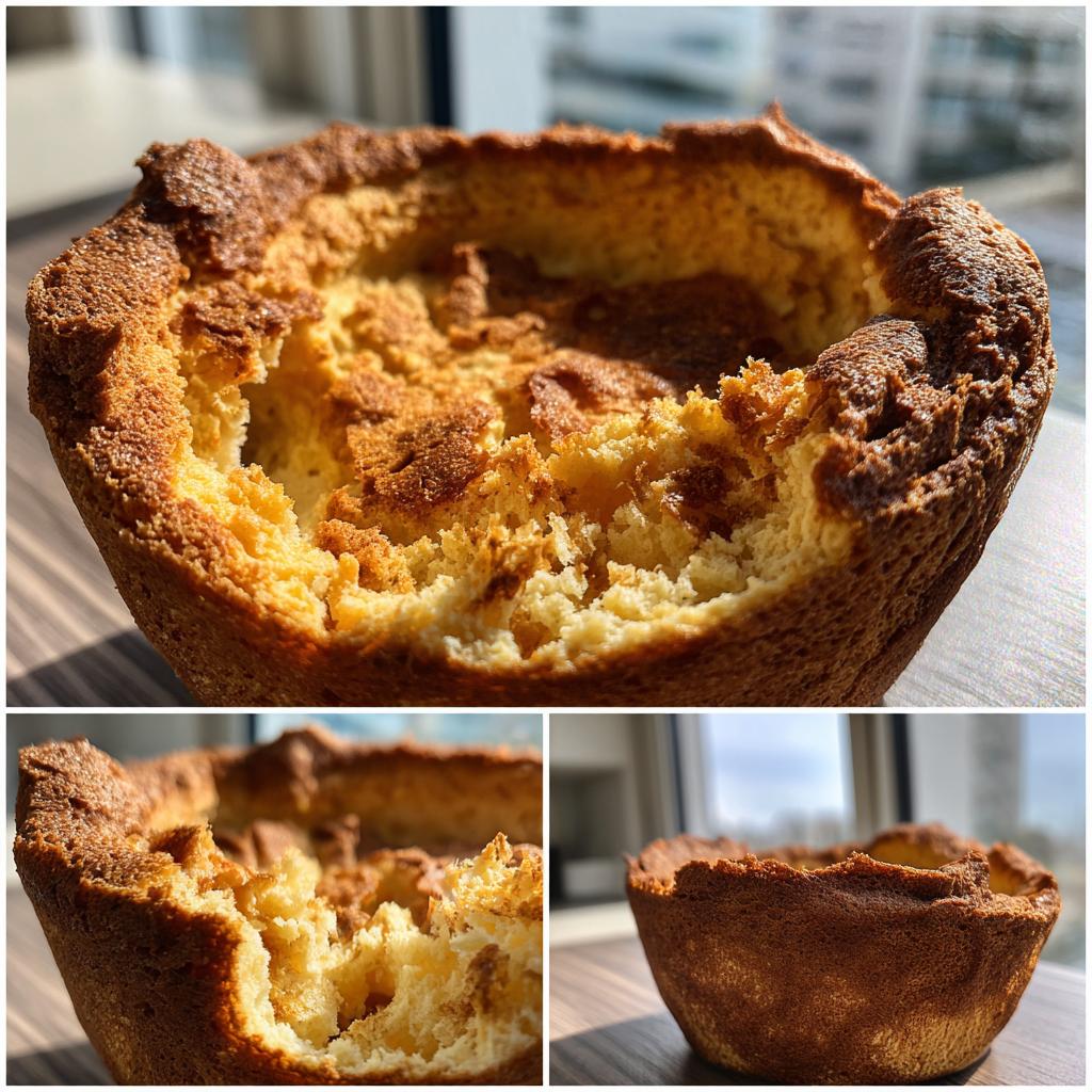 Baked Protein Pancake Bowls- great for meal prep and no banana needed! - detail 1