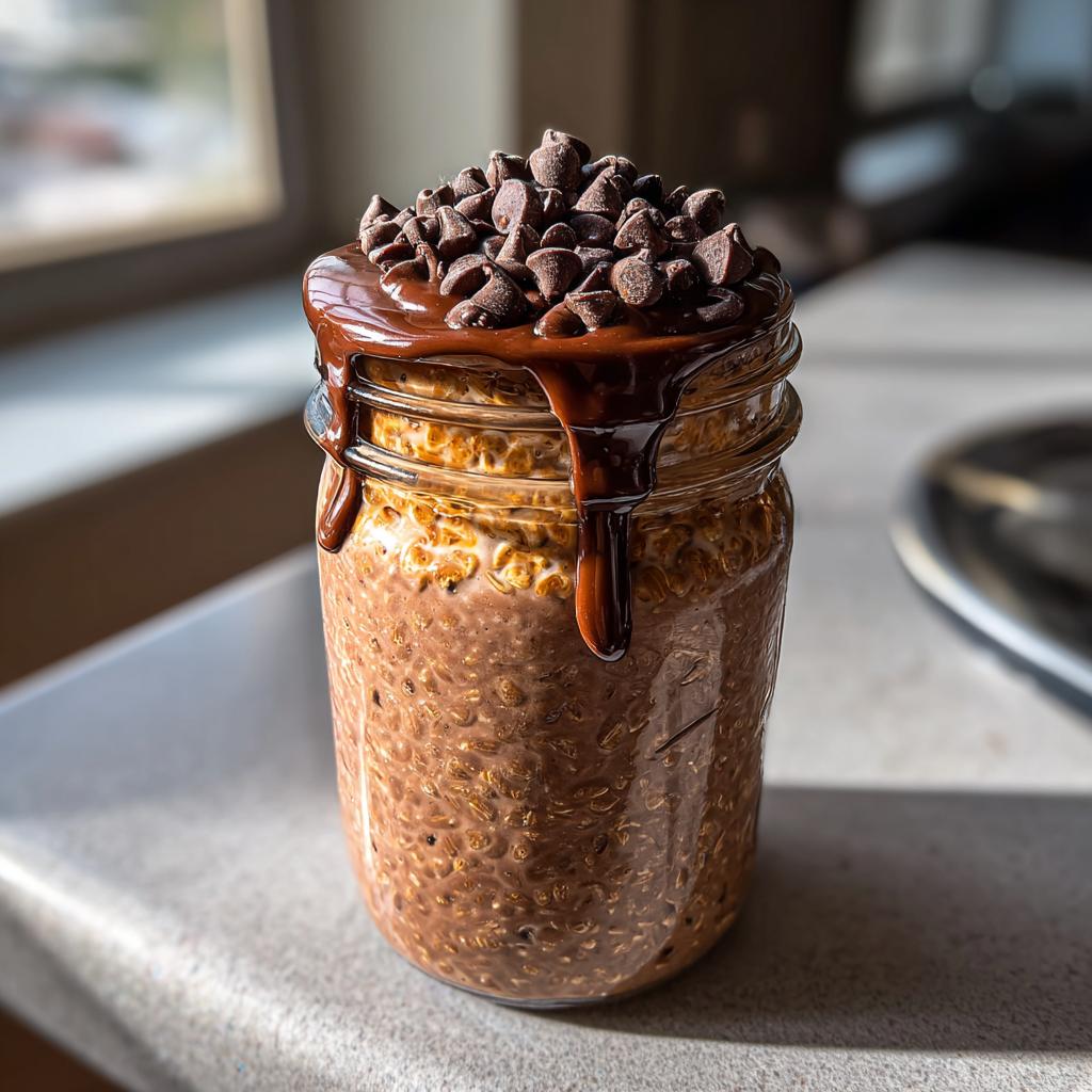 Brownie Batter Overnight Oats - detail 2