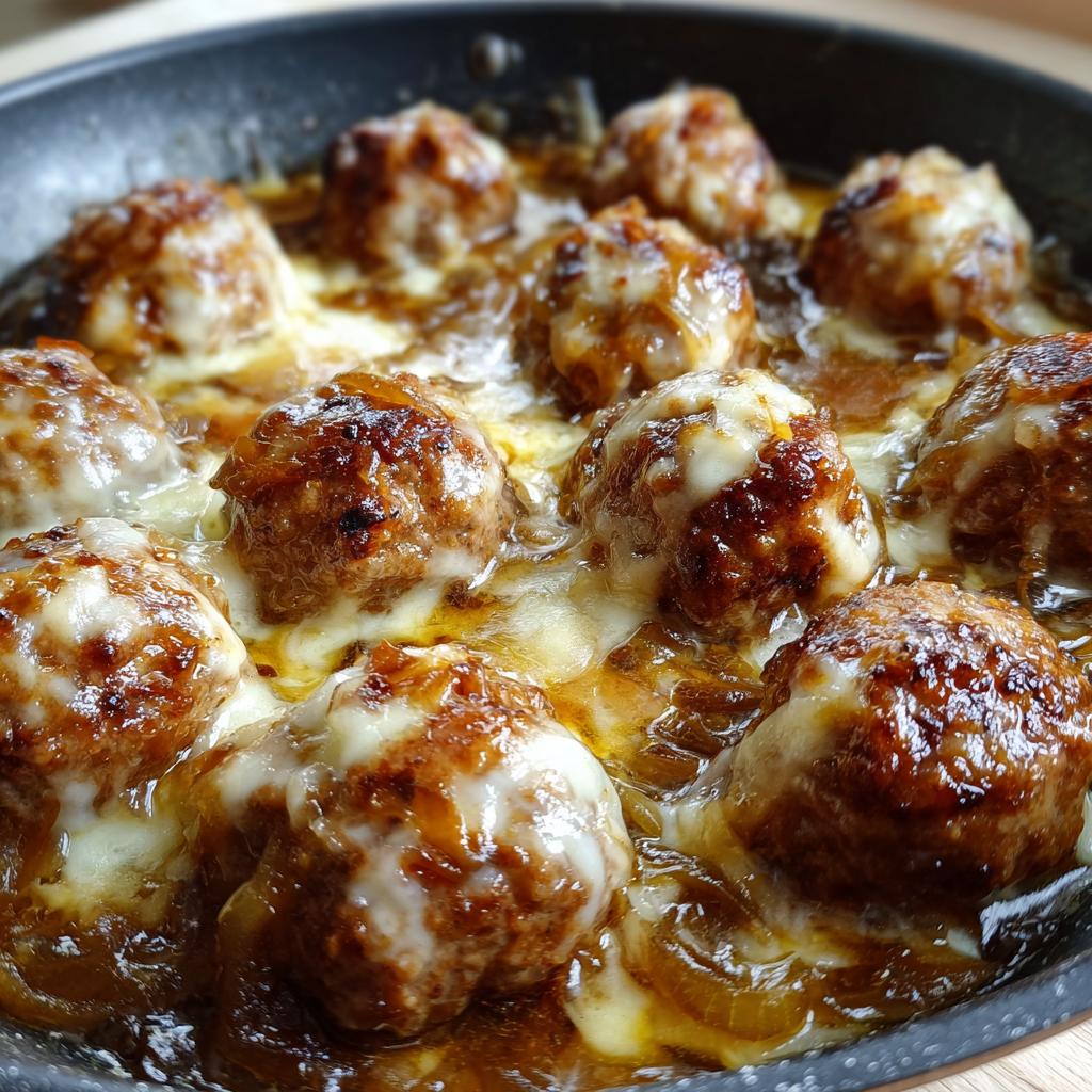 Cheesy French Onion Meatballs: 1 Ultimate Comfort 7 Cheesy French Onion Meatballs: The Ultimate Comfort Food Recipe - detail 3
