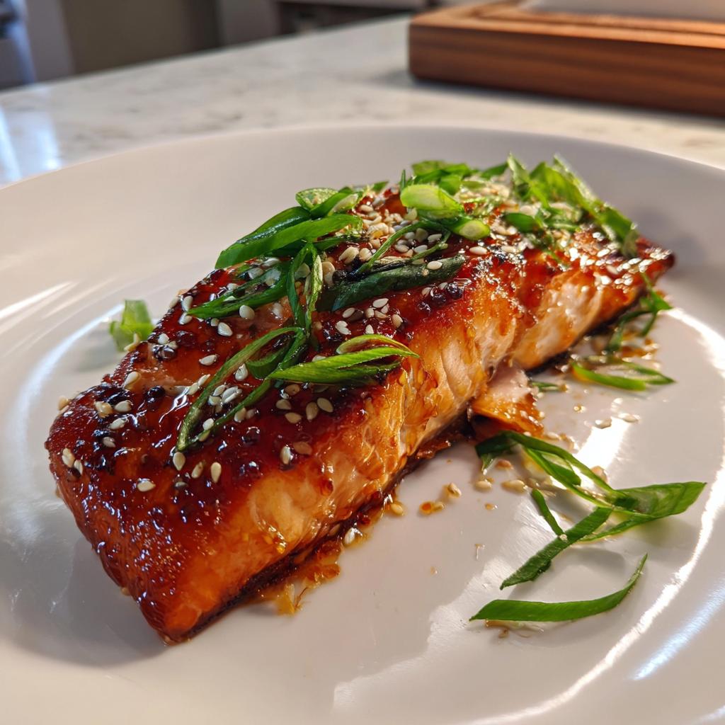Simple Cooker Honey Garlic Salmon, 3 Hours 3 Cooker Honey Garlic Glazed Salmon - detail 1