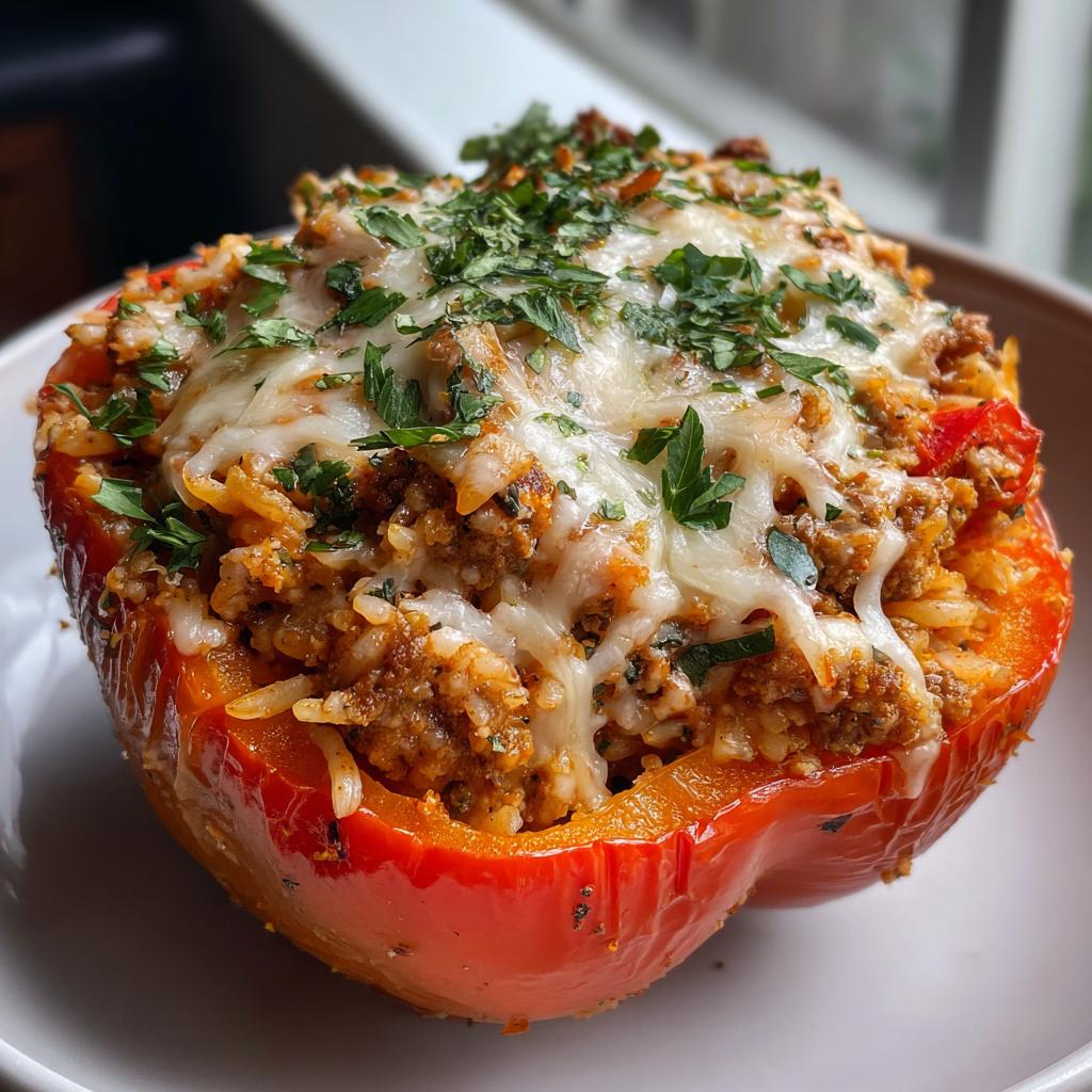 Cooker Stuffed Bell Peppers: 6 Hour Comfort 5 Cooker Stuffed Bell Peppers - detail 1