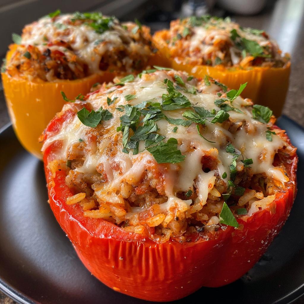 Cooker Stuffed Bell Peppers: 6 Hour Comfort 6 Cooker Stuffed Bell Peppers - detail 2