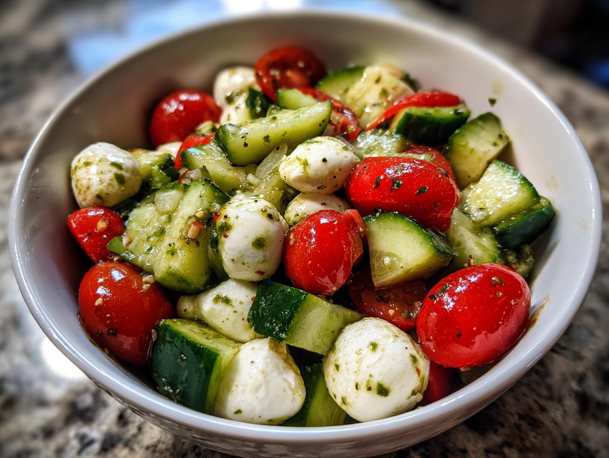 Fresh Cucumber Caprese Salad: 3 Delicious Tips