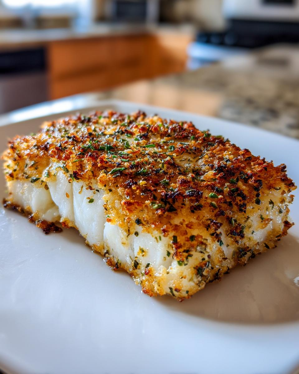 Garlic Parmesan Halibut: 15-Minute Perfection 4 Garlic Parmesan Crusted Halibut: 15-Minute Baked Perfection - detail 1