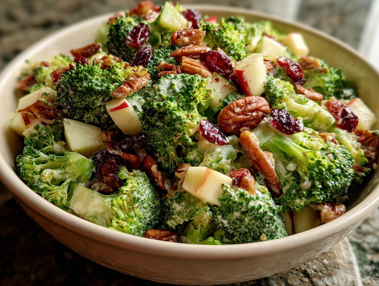 Simply Delicious Honeycrisp Apple Broccoli Salad