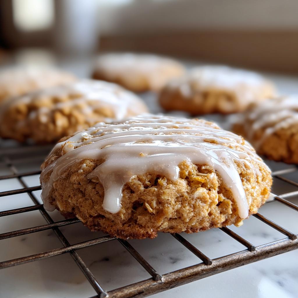 Iced Oatmeal Cookies: 8 Amazing Crumbl Copycats 4 Iced oatmeal cookies – Crumbl copycat - detail 1