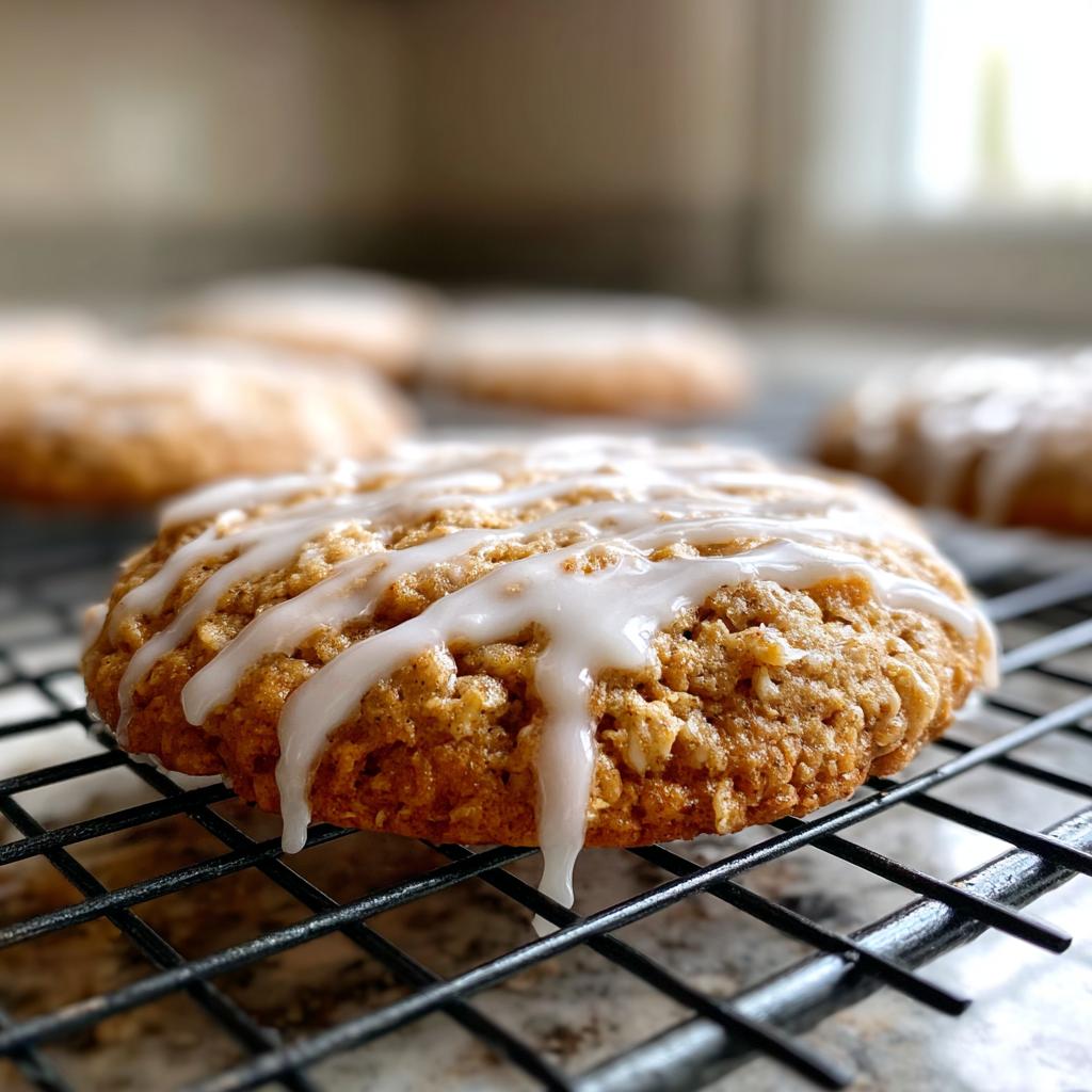 Iced Oatmeal Cookies: 8 Amazing Crumbl Copycats 5 Iced oatmeal cookies – Crumbl copycat - detail 2