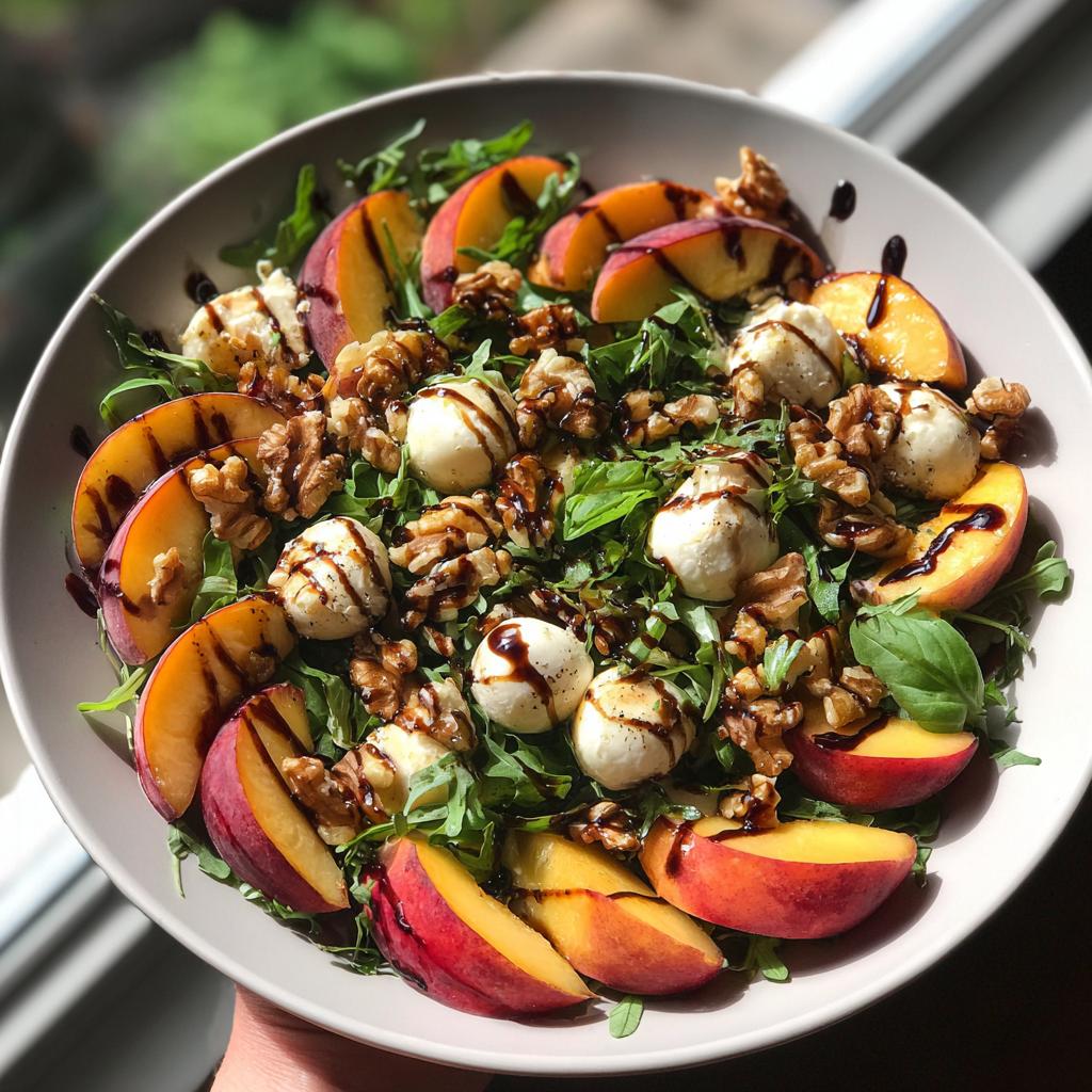 Millionaire Peach Salad - detail 1