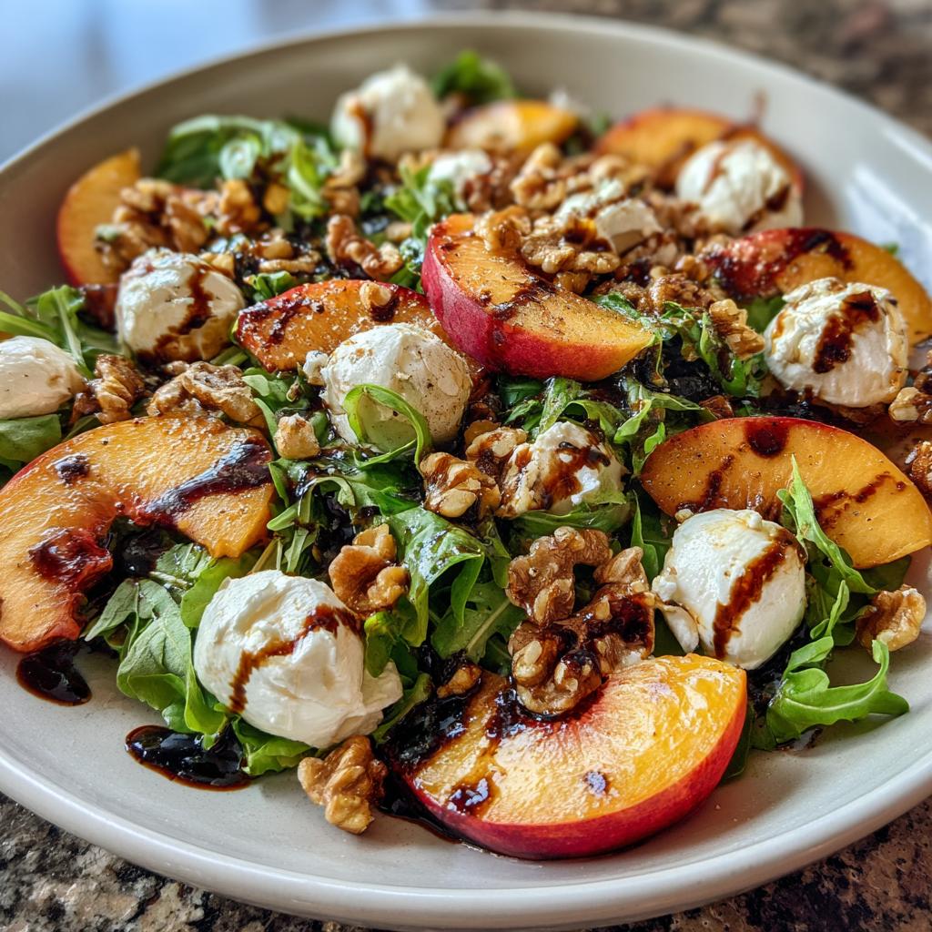 Millionaire Peach Salad - detail 2