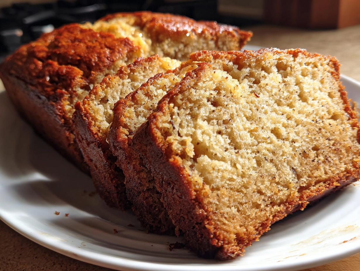 Moist Banana Bread: 1 Melt-in-Your-Mouth Bite