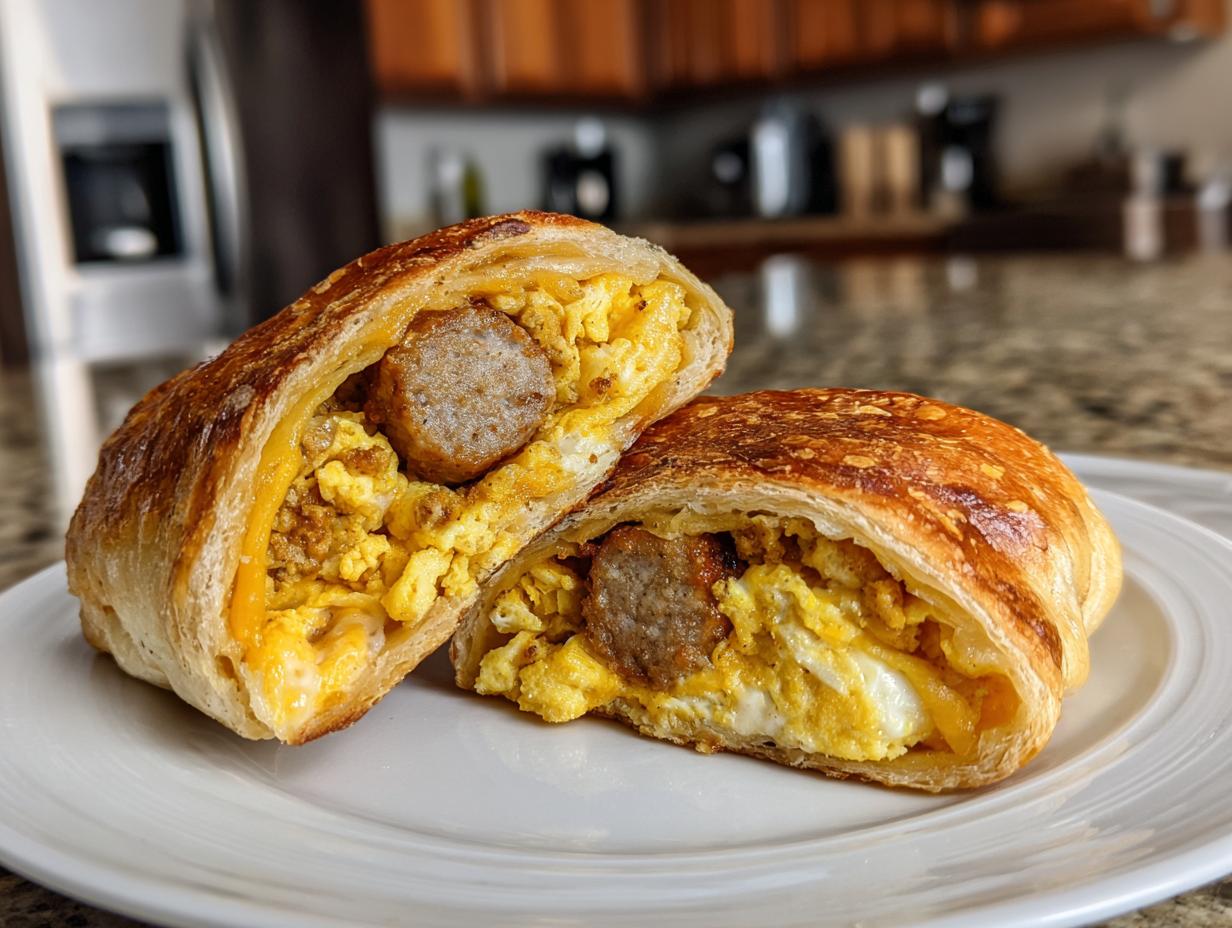 Sausage Egg Breakfast Roll-Ups – Quick & Easy Morning Treat! - detail 1