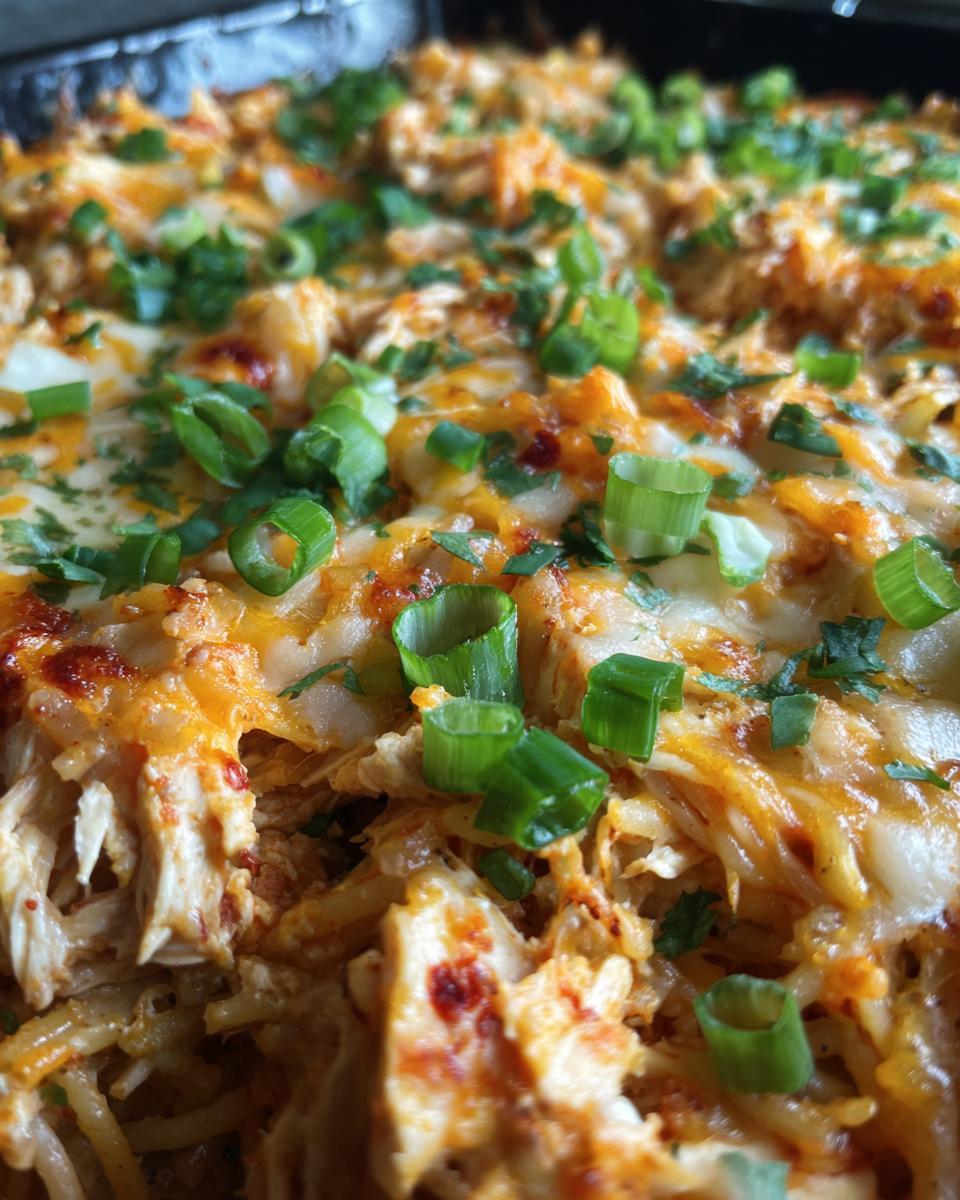 Spicy Southern Cheesy Chicken Spaghetti Casserole: 1 AMAZING Dish 4 Spicy Southern Cheesy Chicken Spaghetti Casserole - detail 1