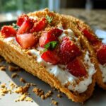 Strawberry Crunch Cheesecake Tacos