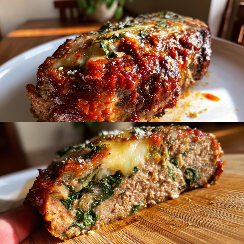 Stuffed Italian Meatloaf: 1 Luscious Recipe 5 Stuffed Italian Meatloaf - detail 1
