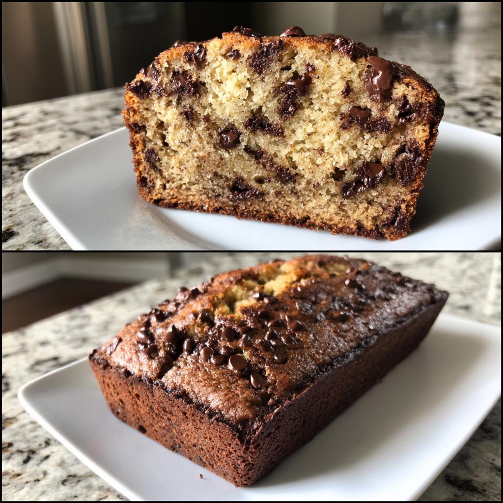Super Moist Chocolate Chip Banana Bread Recipe - detail 2