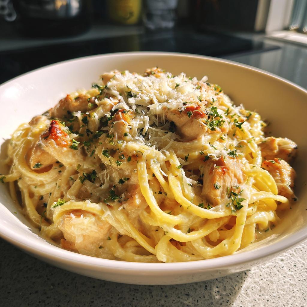 Cheesy Chicken Pasta: 35 Min Comfort 4 cheesy chicken pasta - detail 1