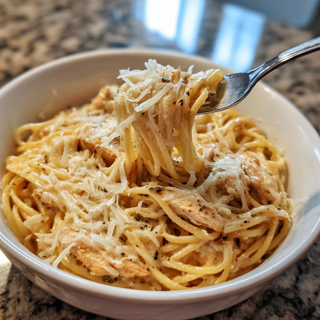 Cheesy Chicken Pasta: 35 Min Comfort 5 cheesy chicken pasta - detail 2