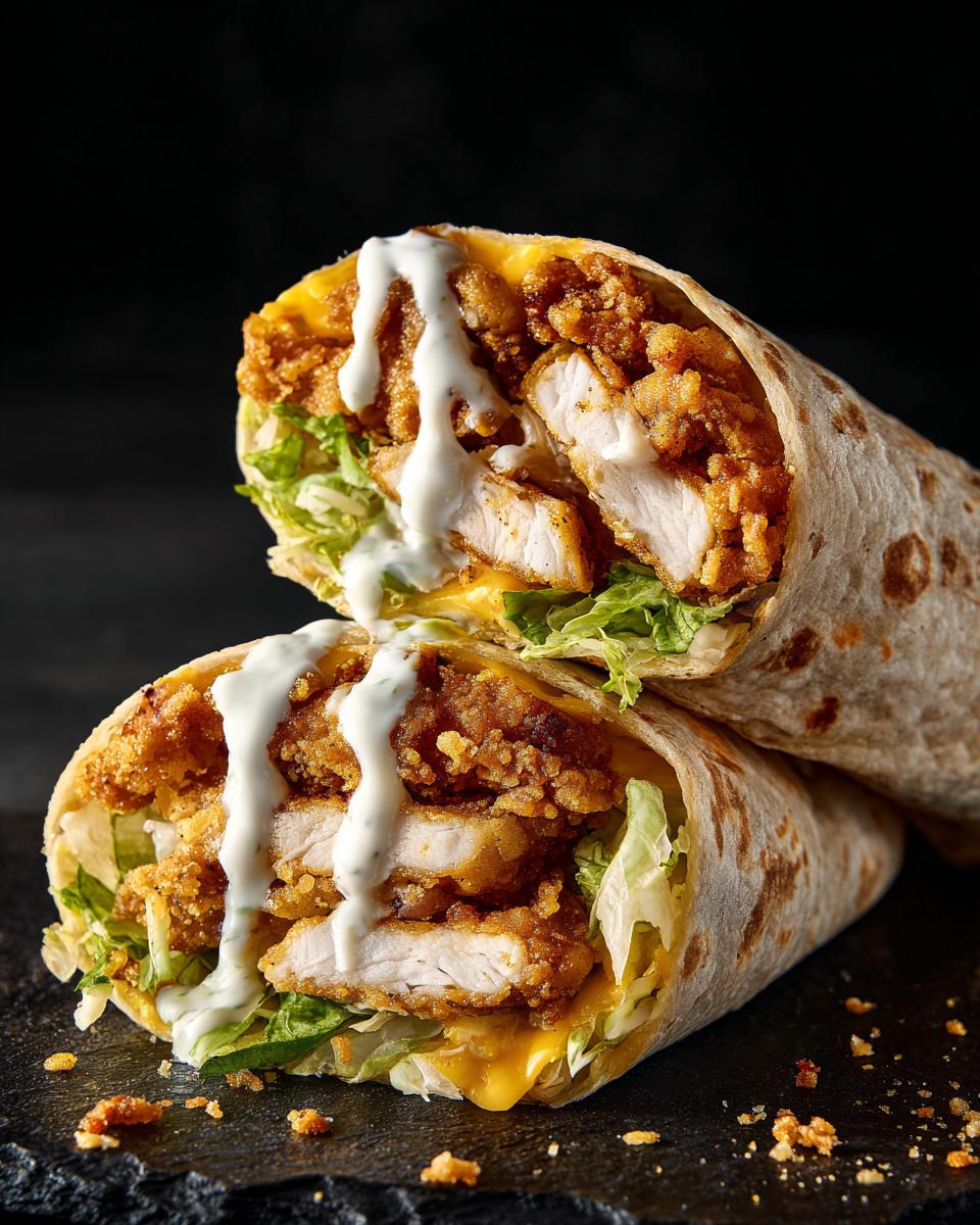 Crispy Chicken Wrap: 1 Fantastic Recipe 5 crispy chicken wrap - detail 1