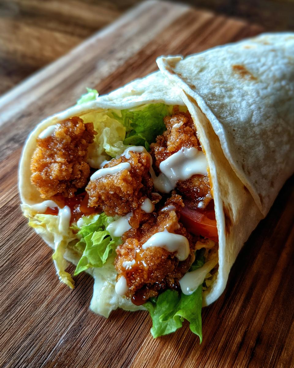 Crispy Chicken Wrap: 1 Fantastic Recipe 7 crispy chicken wrap - detail 3