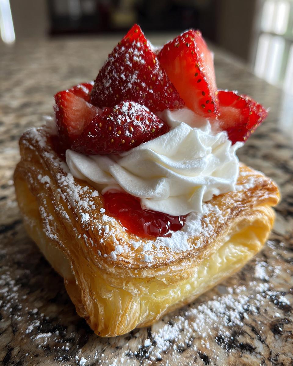 Easy Strawberry Pastry Delight 5 strawberry pastry - detail 2