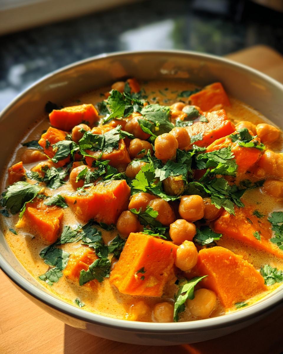 Amazing Sweet Potato Chickpea Curry 1 hour 4 sweet potato and chickpea curry - detail 1