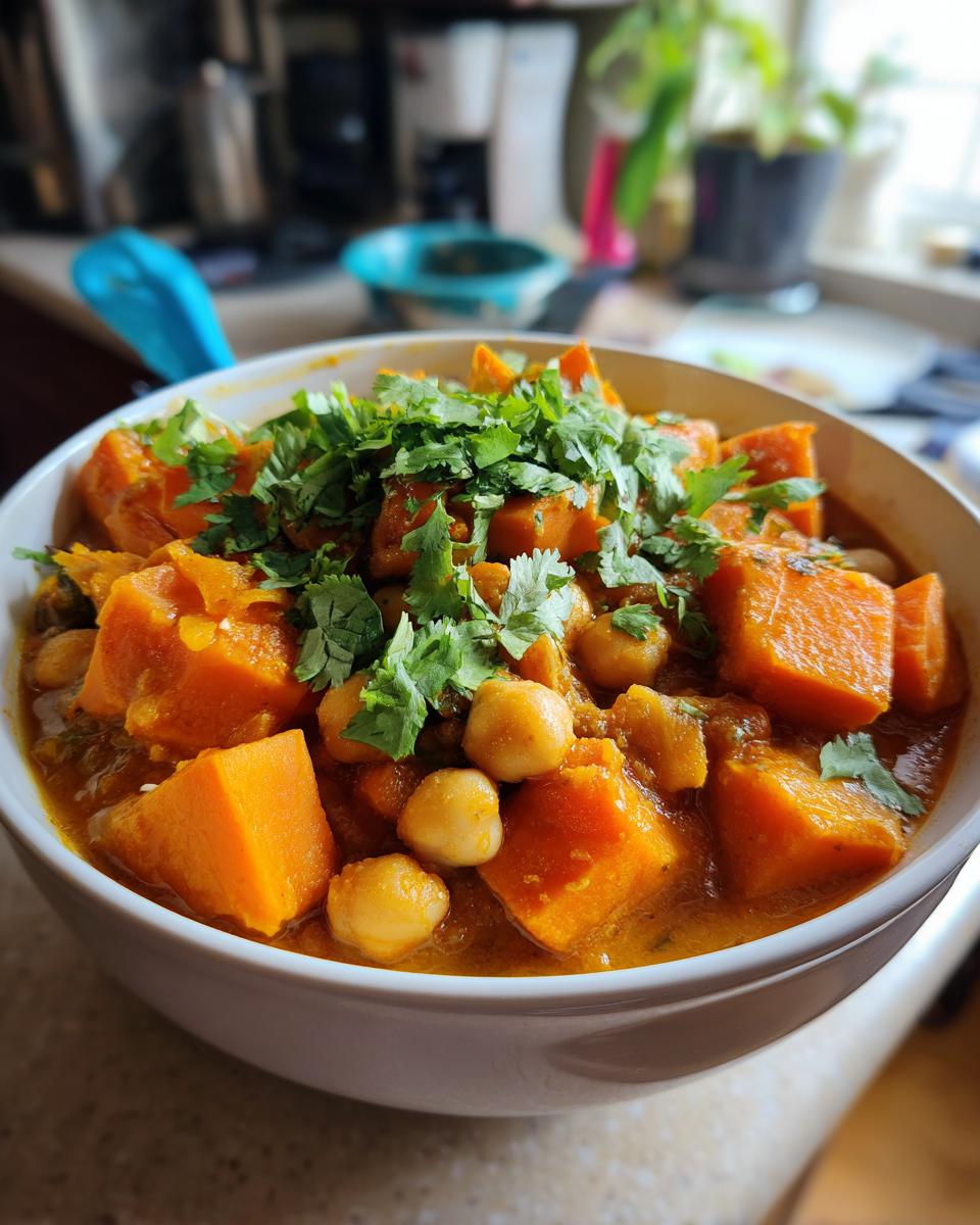 Amazing Sweet Potato Chickpea Curry 1 hour 5 sweet potato and chickpea curry - detail 2