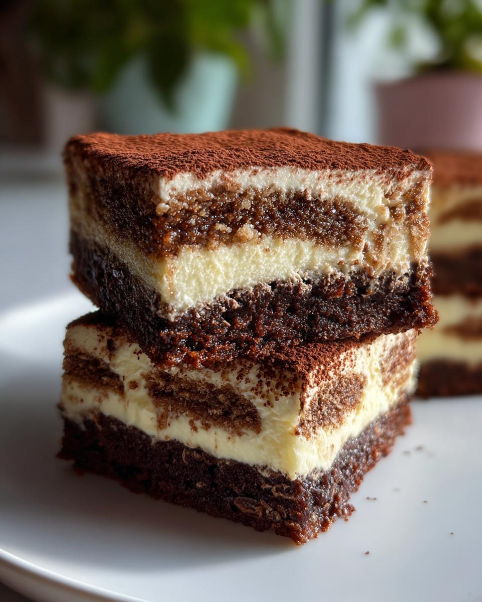 Amazing Tiramisu Brownies 1 Hour 4 tiramisu brownies - detail 1