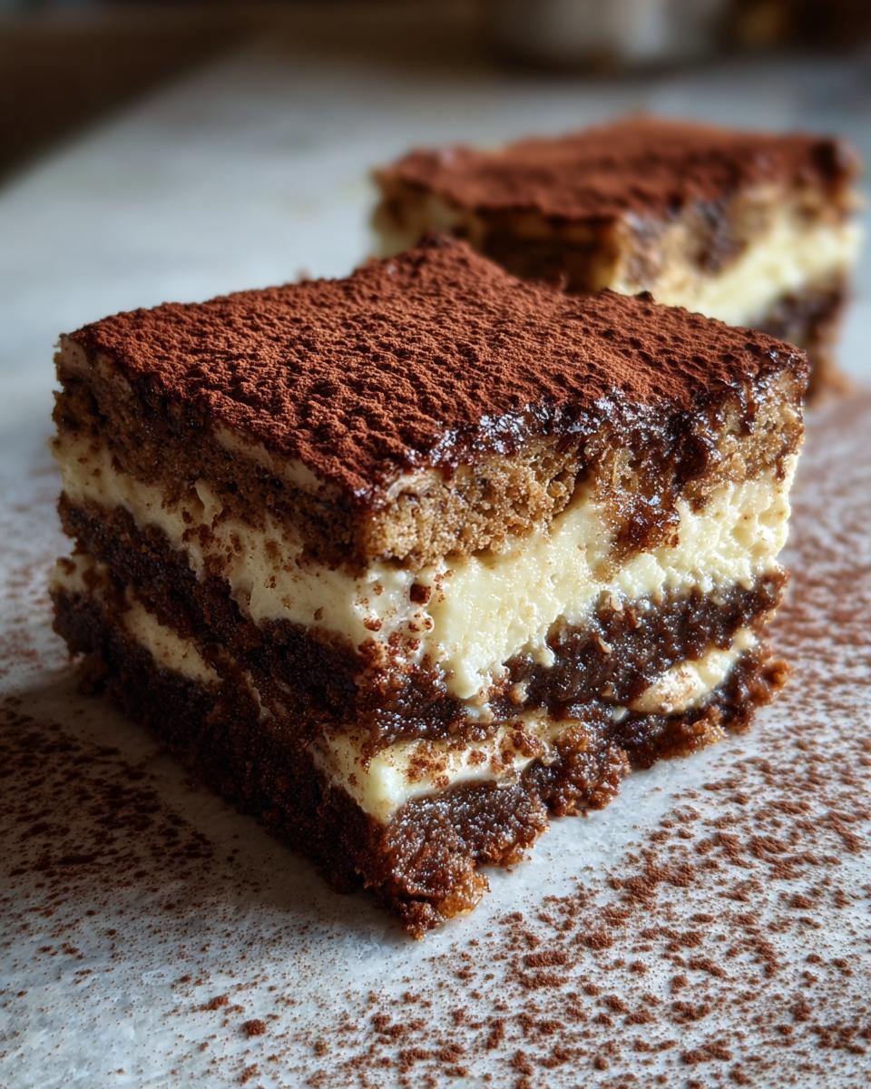 Amazing Tiramisu Brownies 1 Hour 5 tiramisu brownies - detail 2