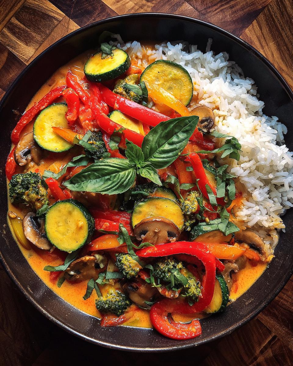 Amazing Vegan Thai Red Curry: 1 Dish Delight 7 vegan thai red curry - detail 3