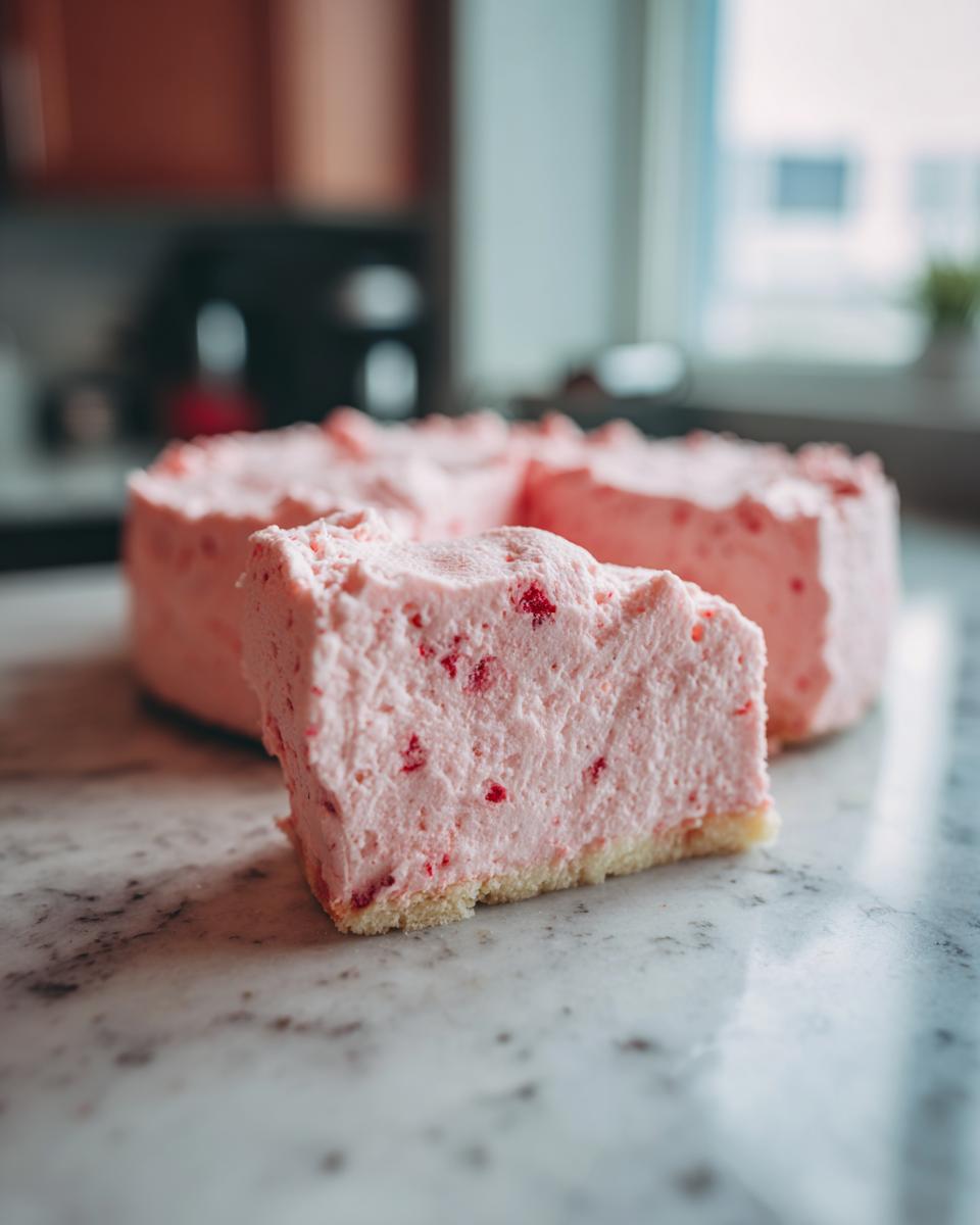 Amazing 3 Ingredient Strawberry Cloud Cake Delight 6 3 Ingredient No Bake Strawberry Cloud Cake (No Flour, Eggs, Added Sugar, Butter or Oil) - detail 2