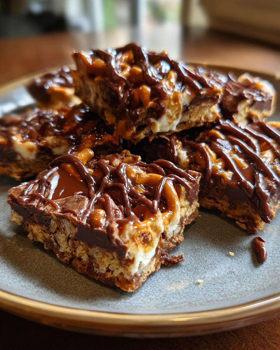 Amazing Caramel Apple Bark With Pretzels 5 Caramel Apple Bark With Pretzels - detail 2