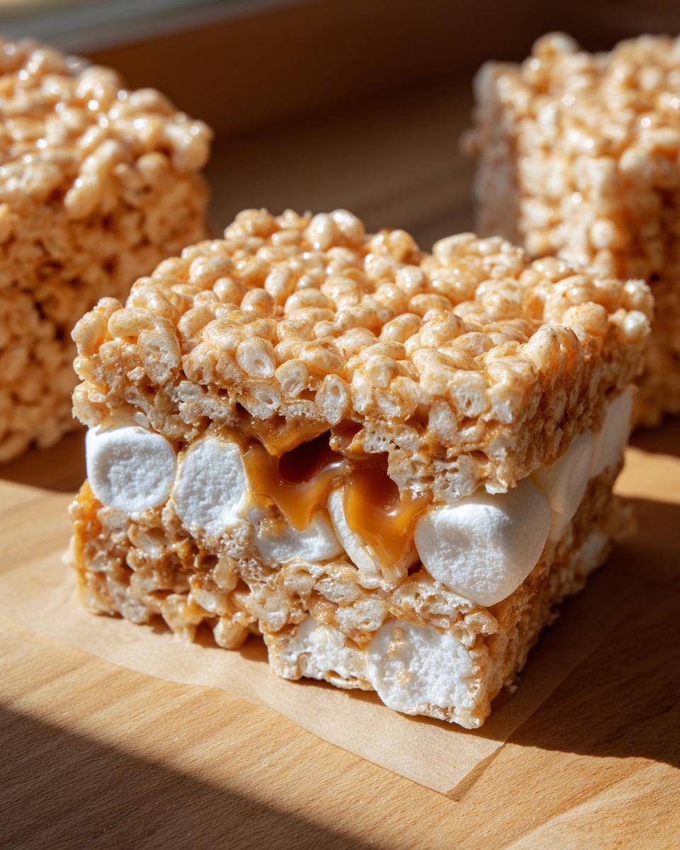 Ultimate Brown Butter Dulce de Leche Treats Dream 5 Caramel Brown Butter Dulce de Leche Rice Krispie Treats - detail 1