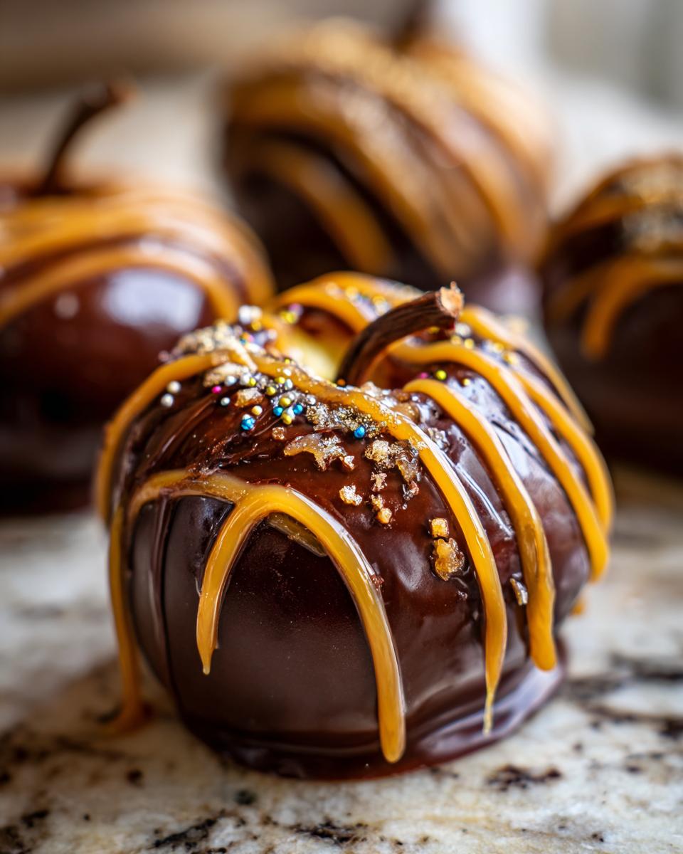 Amazing Chocolate Covered Caramel Apple Slices 5 Chocolate Covered Caramel Apple Slices - detail 1