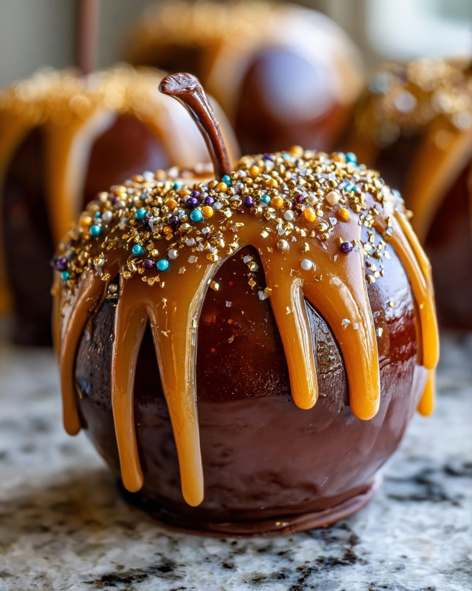 Amazing Chocolate Covered Caramel Apple Slices 6 Chocolate Covered Caramel Apple Slices - detail 2